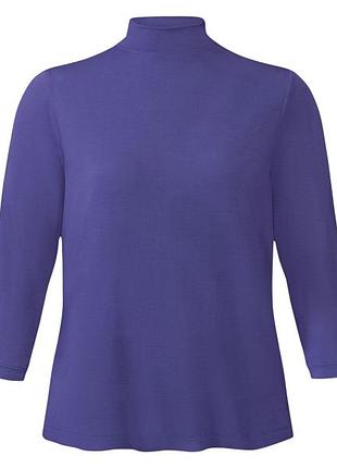 Футболка-лонгслів рукав 3/4 для жінки esmara lenzing ecovero 379697 фіолетовий