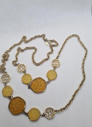 Колье, цепочка sarah coventry, винтаж 70х годов