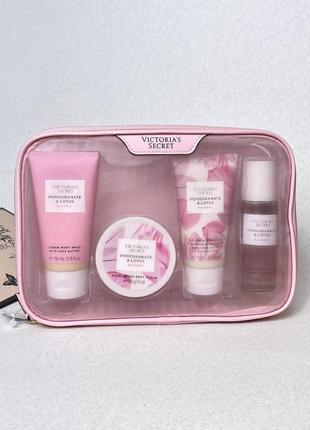 Подарочный набор victoria’s secret balance pomegranate & lotus starter kit