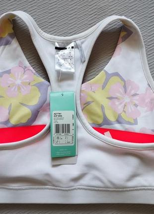 Мегакрутой фирменный спортивный топ с чашками adidas stellasport оригинал9 фото