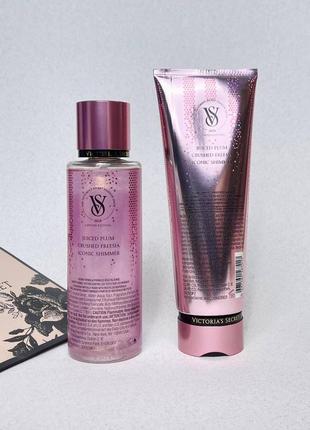 Подарочный набор лосьон для тела victoria’s secret pure seduction fashion show'24+спрей