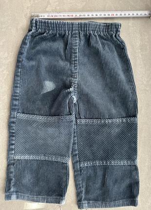 Брюки вельвет до 18 мес