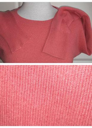 J.crew джемпер s-m 44-46 кашемировый свитер  лонгслив кофта розовый коралловый3 фото