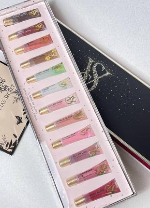 Набір блисків victoria’s secret lip 12 days of gloss gift set