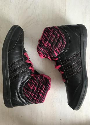Шкіряні кросівки адідас високі черевики шкіряні кросівки adidas6 фото