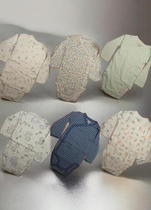 Бодики набор картерс длинный рукав carters боди бодик бодиков поштучно