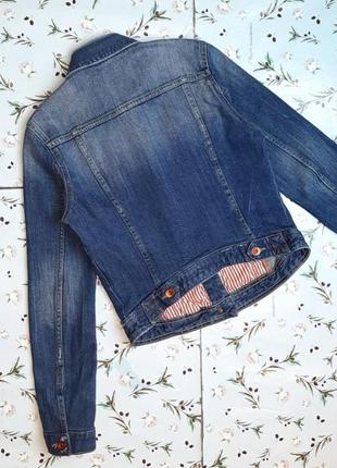 🎁1+1=3 качественная женская синяя базовая джинсовая куртка zara, размер 42 - 442 фото
