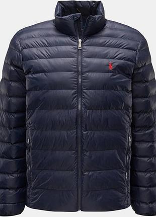 Оригинальный 100% мужской натуральный пуховик polo ralph lauren xxl-3xl