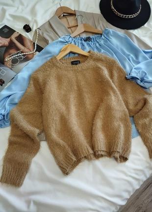 Невероятно мягкий свитер "травка" topshop
