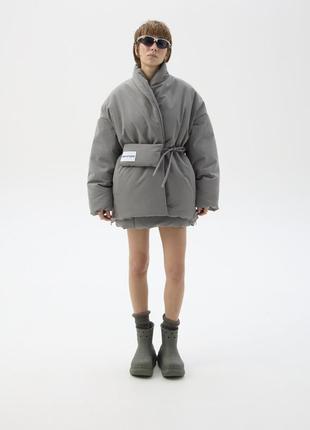 Пуффур, зимняя куртка nuga studio, one size, идеальное состояние