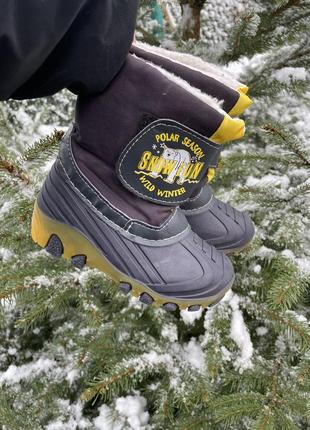 Зимние сапоги -снобутсы lupilu (италия) 26-15,5см!