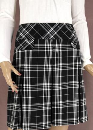 Брендовая юбка "biaggini" в клетку. размер eur42.