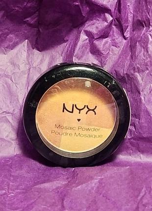 Nyx пудра-рум'яна mosaic powder blush