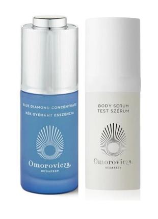 Концентрат для обличчя omorovicza blue diamond concentrate та омолоджуюча сироватка для тіла