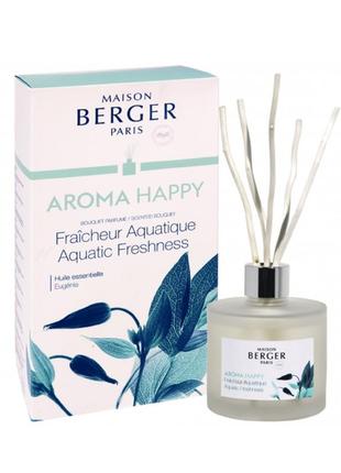 Аромадиффузор maison berger aroma happy акватическая свежесть 180мл