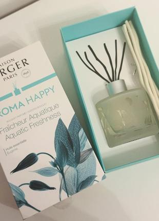 Аромадиффузор maison berger aroma happy акватическая свежесть 180мл