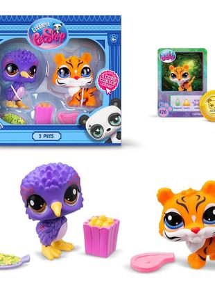 Игровой набор "вкусные предпочтения" littlest pet shop аксессуары и 2 фигурки