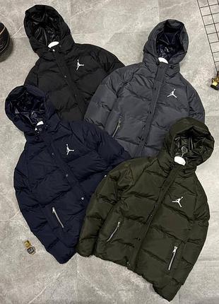 Чоловіча зимова куртка пуховик тепла від jordan