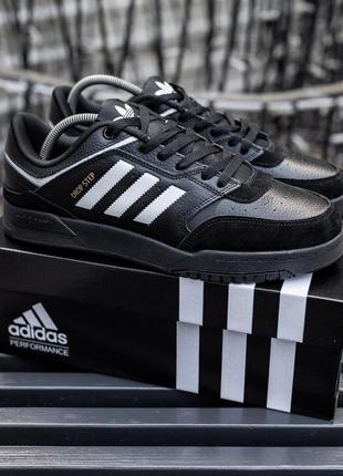 Натуральная кожа!44,45,46р.мужские кроссовки adidas drop step black👍🏻.отличная цена