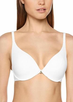 Бюстгальтер triumph body make up бесшовный белый с гибкой силиконовой косточкой 75d