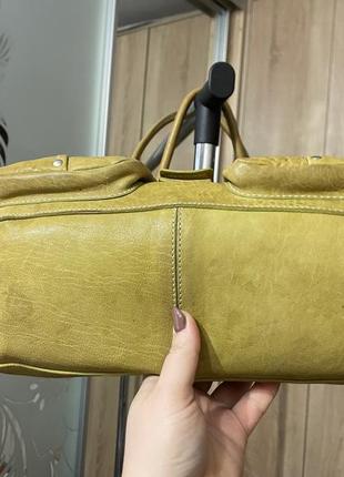 Оригинальная кожаная сумка car shoe в prada group