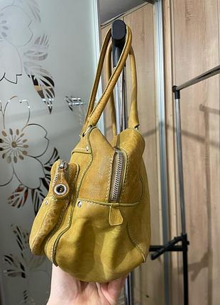 Оригинальная кожаная сумка car shoe в prada group