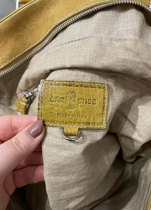 Оригинальная кожаная сумка car shoe в prada group