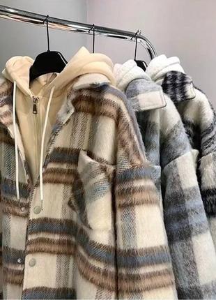 Тепла сорочка з капюшоном