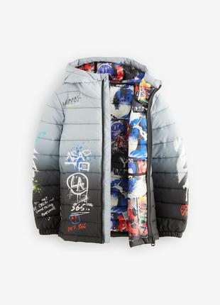 Дутая демисезонная куртка next некст энтия