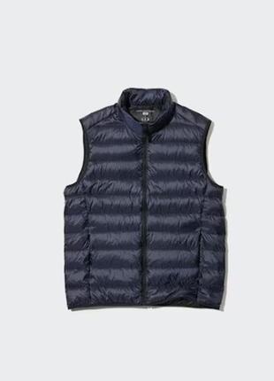 Ультралегкий пуховий жилет uniqlo