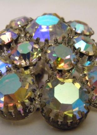 Брошь чешская бижутерия чехословакия яблонекс №896