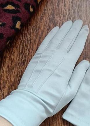 Dents перчатки текстиль нейлон винтаж свет серые при употреблении