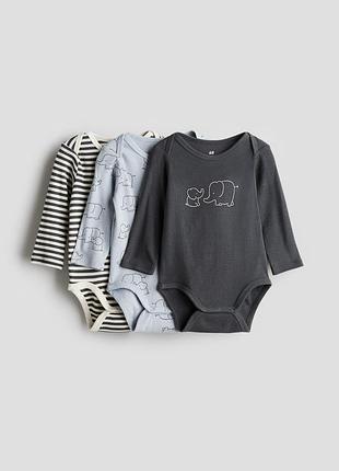 Боді з довгими рукавами h&m 9603