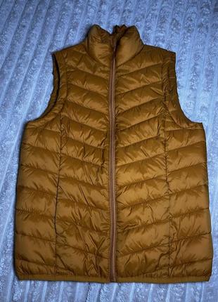 Безрукавка помаранчева унісекс, з мішечком для зберігання, sin say.