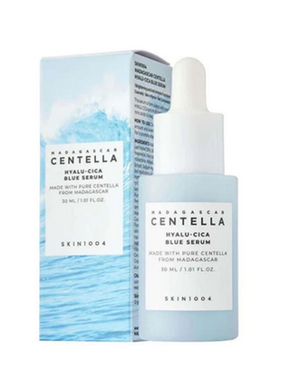 Зволожуюча сироватка skin1004 madagascar centella hyalu-cica blue serum 30 мл