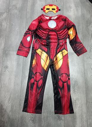 Костюм залізна людина железний человек айронмен + маска на вік 5-6 років