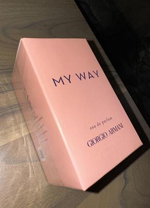 Духи my way 90 ml духи со шлейфом парфюм
