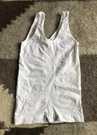 Новая белоснежная майка утяжка