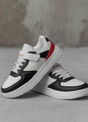Детские кроссовки air black/red