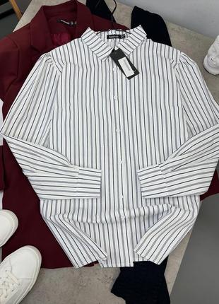 Плотная рубашка оверсайз от boohoo