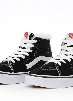 Женские кеды vans зимние с мехом