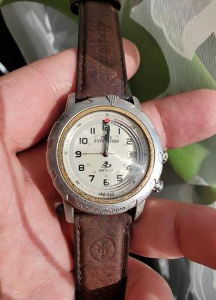 Timex expedition indiglo alarm кварцевые мужские часы из америкы