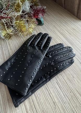 Перчатки натуральная кожа🖤