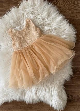 Святкова сукня з пайетками