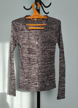 Трикотажный джемпер в рубчик guess, оригинал