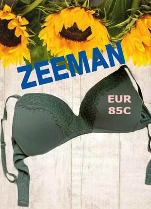 🌹🌹zeeman eur 85c бюстгальтер без косточки  св серо зеленый 🌹🌹