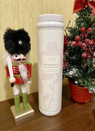 Парфюмированный шёлковый тальк m&s магнолия