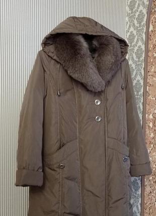 Vlasta❤️❤️ snowinage натуральный фабричный женский пуховик, пальто 70% пух 30%перо