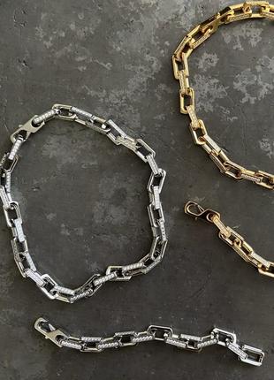 Роскошный браслет украинского бренда damn jewelry eden chain bracelet