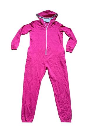 Женский кигуруми комбинезон домашний пижама l-xl розовый фуксия
